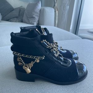 Chanel 15A Paris Salzburg Charm Ankle Boots
